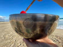 Load image into Gallery viewer, Singing Bowl-Handmade-21 cm-Full Moon bowl
