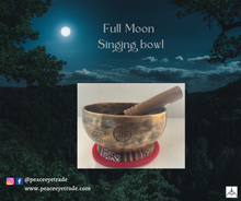 Load image into Gallery viewer, Singing bowl-Full Moon Healing Handmade Singing bowl
