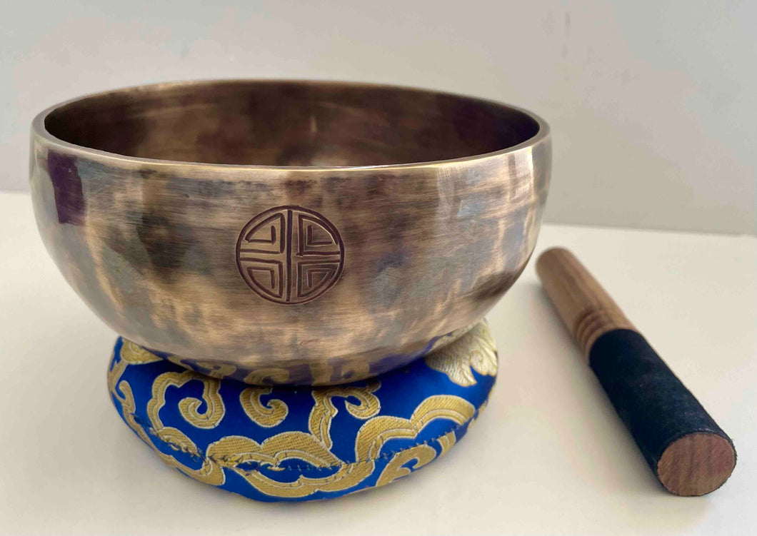 Singing Bowl-Full Moon Handmade Meditation Bowl-18 cm-Chakra Healing Bowl
