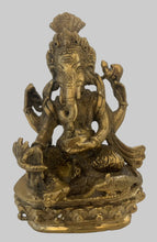 Load image into Gallery viewer, Brass Ganesh Statue-Hindu Deity
