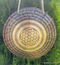 Load image into Gallery viewer, Gong with Beater-Percussion Instrument-Sacred Geometry
