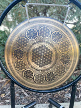 Load image into Gallery viewer, Gong with Stand-Percussion Instrument-42 cm-Flower Of Life
