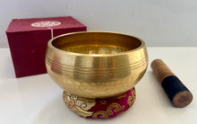 Load image into Gallery viewer, Singing Bowl-13 cm-Hand beaten Gift Set
