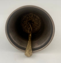 Load image into Gallery viewer, Tibetan Brass Meditation Bell: Dorje Handle, Sound Healing, Made in Nepal
