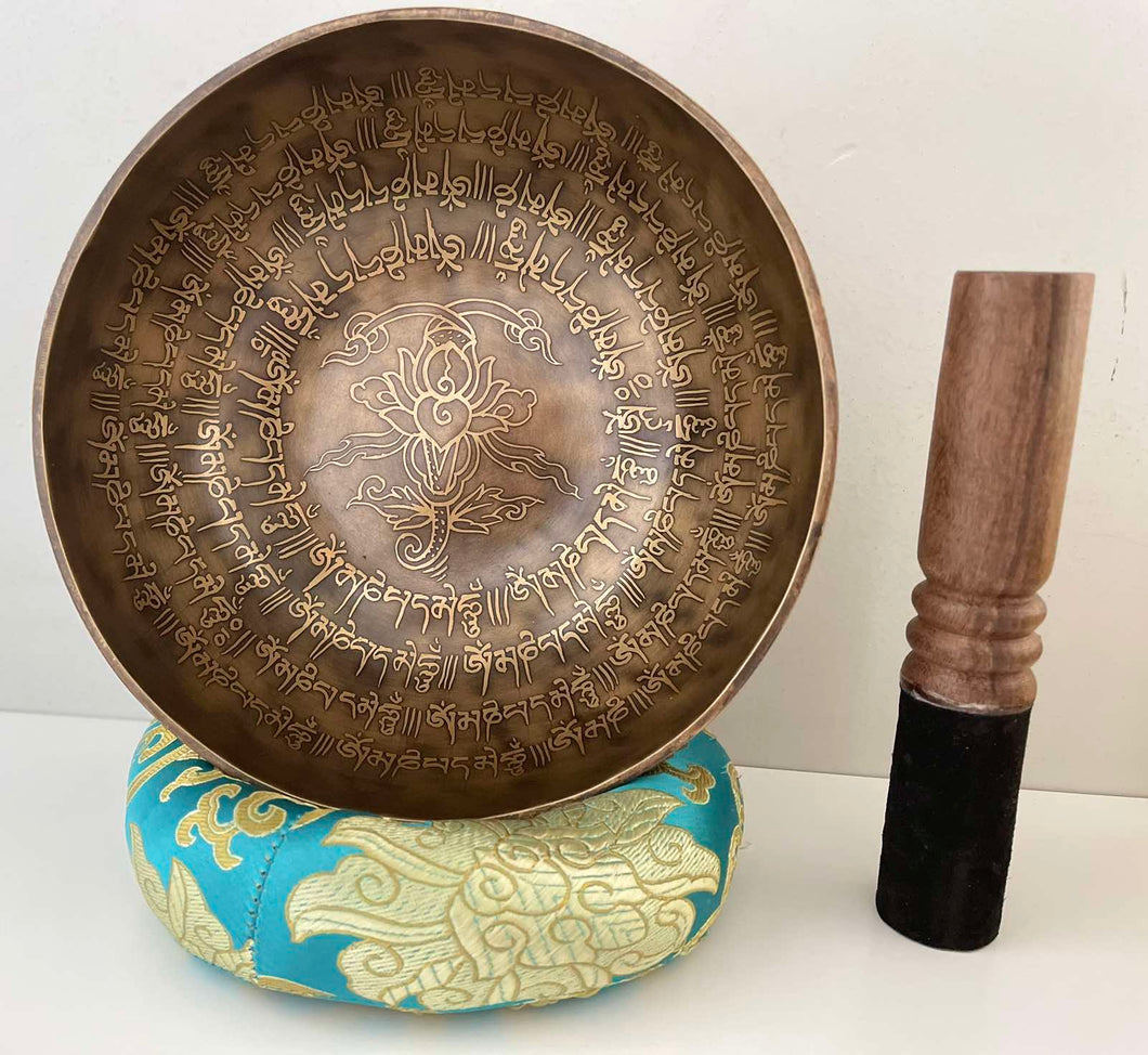 Singing Bowl-Meditation bowl-Handmade-18 cm