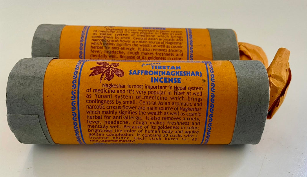 Tibetan Saffron Incense-Pack of 2