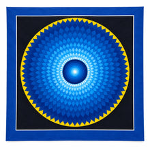 Load image into Gallery viewer, Tibetan Mandala Thangka Painting 14x14 Inch | Handmade Spiritual Wall Art | Meditation &amp; Yoga Decor | Buddhist Inspired Home Decor
