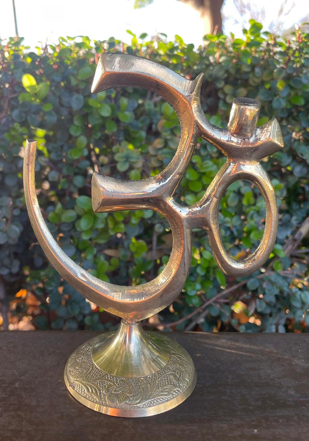 OM Figurine-Medium Size-Stand Alone-Brass