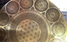 Load and play video in Gallery viewer, Gong-Percussion Instrument-46 cm-Sacred Geometry-Flower Of Life Gong
