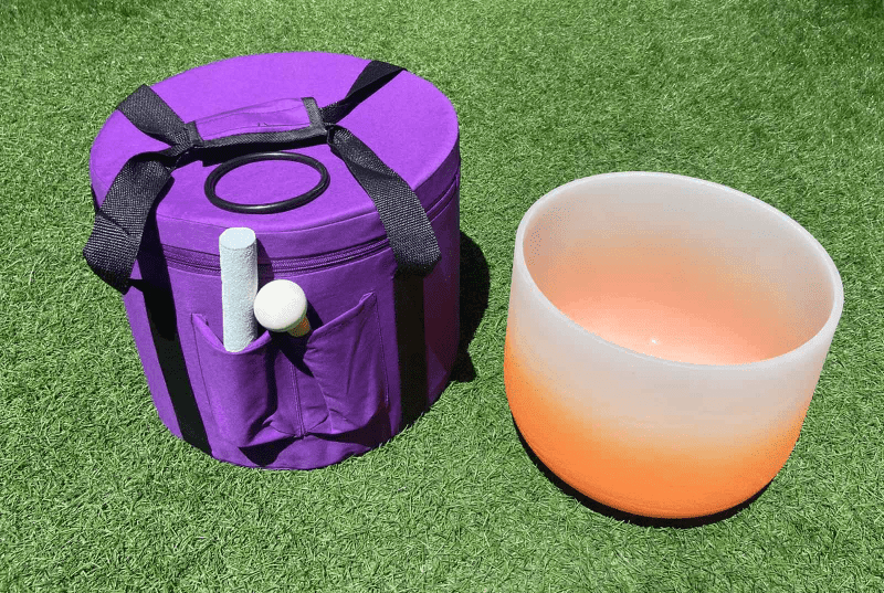 crystal singing bowl gift set