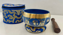 Load image into Gallery viewer, Singing Bowl-Blue-Gift Set
