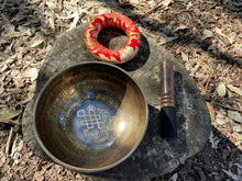 Load image into Gallery viewer, Singing Bowl Gift Set-Healing Meditation bowl-Handmade-16 cm-Endless Knot
