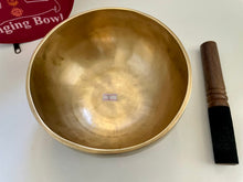 Load image into Gallery viewer, Singing Bowl-Handmade Full Moon Bowl Gift Set-17 cm
