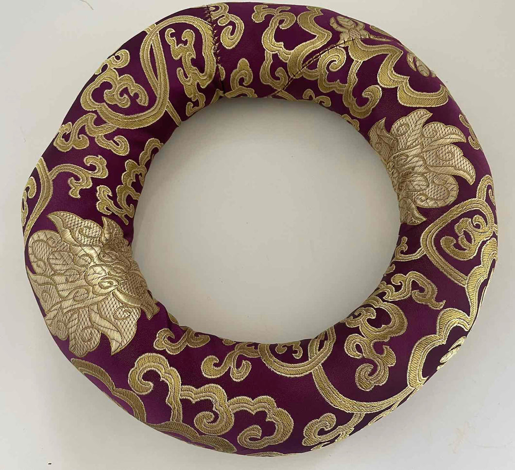 Singing bowl-Ring Cushions-Purple-25 cm
