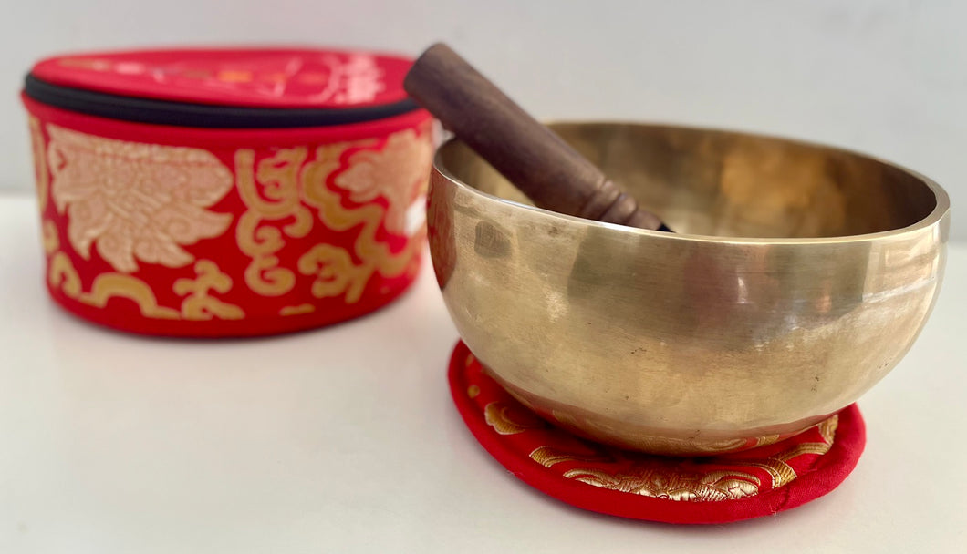 Singing Bowl-Handmade Meditation Bowl-17 cm-Chakra Healing Bowl