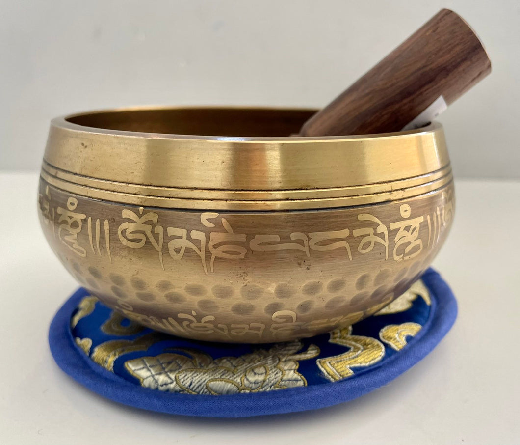 Singing bowl-12 cm-Gift Set-Sound Healing-Chakra Balance-Yoga-Reiki