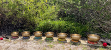 Load image into Gallery viewer, Singing Bowls-Set of 7 Chakras-Handmade-Full Moon Bowls
