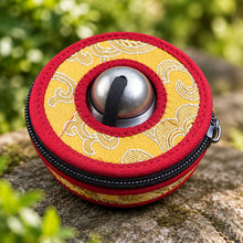 Load image into Gallery viewer, 7 cm Tibetan Tingsha Bell – Traditional Meditation &amp; Sound Healing Cymbals
