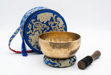 Load image into Gallery viewer, Handmade Tibetan Singing Bowl 18cm – A Note, Third Eye Chakra
