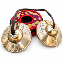 Load image into Gallery viewer, Full Moon Tingsha Metal Bells-Cymbals-Tibetan Cymbals
