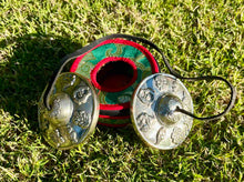 Load image into Gallery viewer, Tingsha bell with a Carry bag-Cymbals-Eight Tibetan Auspicious Symbols
