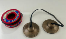 Load image into Gallery viewer, 7 cm Tibetan Tingsha Bell – Traditional Meditation &amp; Sound Healing Cymbals
