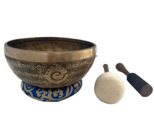 Load image into Gallery viewer, Singing Bowl-Handmade-20 cm-Om Mani Padme Hum Mantras Etched
