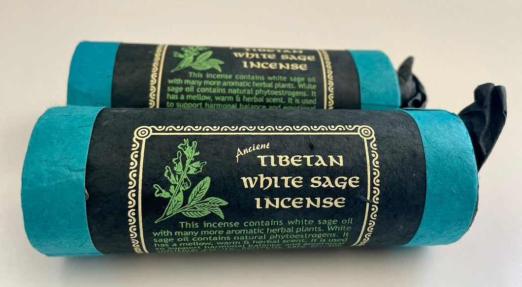 Tibetan Incense - White Sage Incense Sticks - Pack of 2