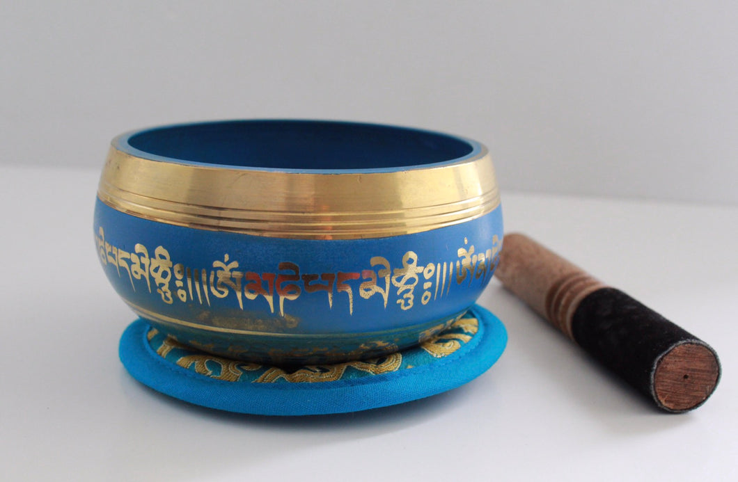 Singing bowl-11 cm-Blue