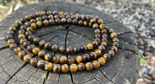 Load image into Gallery viewer, Prayer Mala Beads-Tiger Eye
