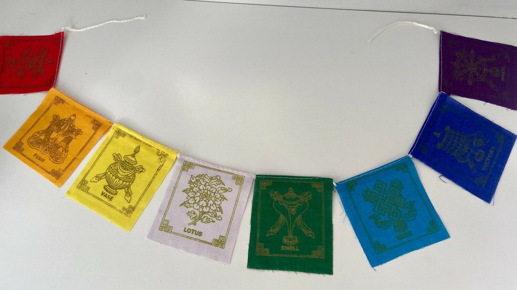 Eight Auspicious Symbols Flags Of Good Luck