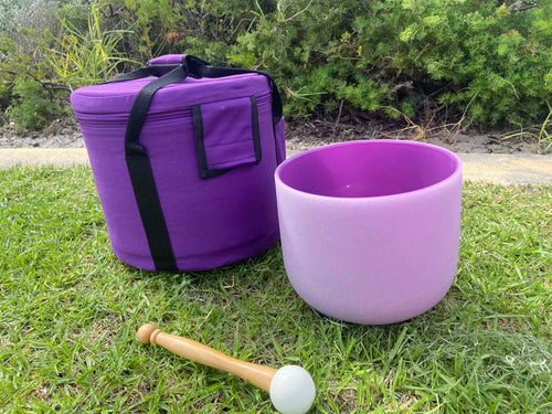 crown chakra crystal singing bowl