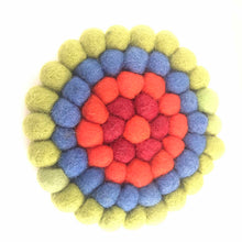 Load image into Gallery viewer, Felt Ball Mat-Small-Handmade In Nepal
