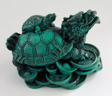 Load image into Gallery viewer, Dragon Head Turtle-Feng shui-Resin
