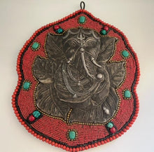 Load image into Gallery viewer, Ganesh beaded Wall hanging
