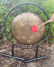 Load image into Gallery viewer, Gong with Stand-Percussion Instrument-47 cm-Flower Of Life
