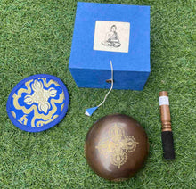 Load image into Gallery viewer, Singing bowl-Gift Set-10.5 cm-Chakra Healing Tool
