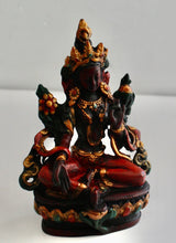 Load image into Gallery viewer, green tara statue
