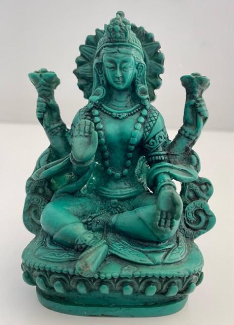 Lakshmi-Goddess of Wealth-Resin Statue