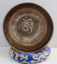 Load image into Gallery viewer, Singing Bowl-Handmade-Etched-Om Carved
