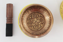 Load image into Gallery viewer, Singing Bowl-Tibetan-Double Dorje-Crafted-Gift set
