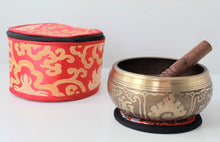 Load image into Gallery viewer, Singing bowl-Gift Set-Buddha Carved
