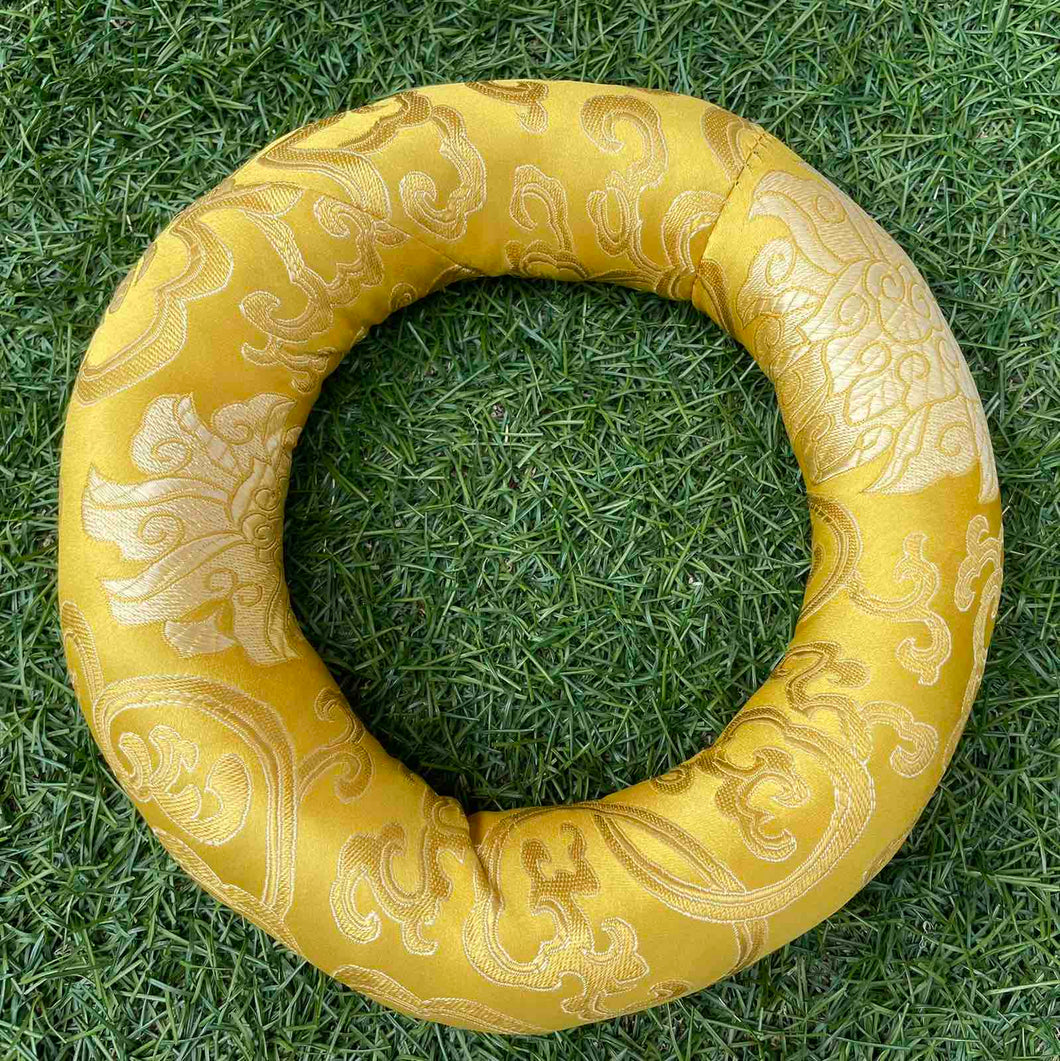 Singing bowl-Ring Cushions-Yellow-20 cm
